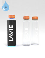 LaVie Pure Purificateur d'eau Innovant à Lumière UVA. Pack Famille – 1  Purificateur + 6 Bouteilles d'1 Litre. Transformez Votre Eau du Robinet en  Eau